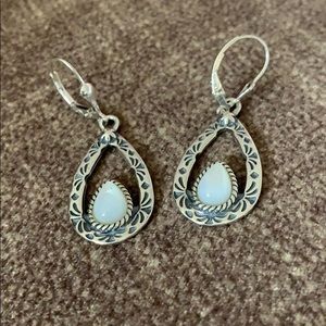 Mother of Pearl and Sterling Silver Earrings. NWT